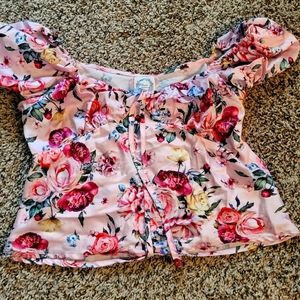 Blue Rain small pink blouse